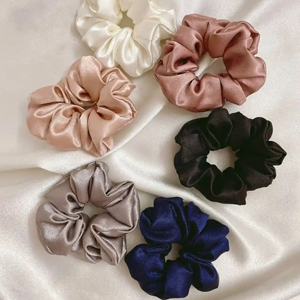 Silk Hair Scrunchies